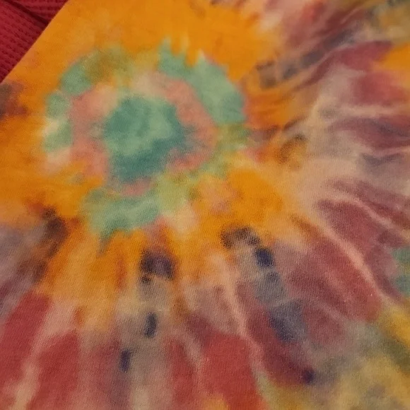 *nd Sz 3T Tcp Tie-Dye Ruffle Strap Dress in Blue, Yellow, Purple, Pink - Picture 4 of 4